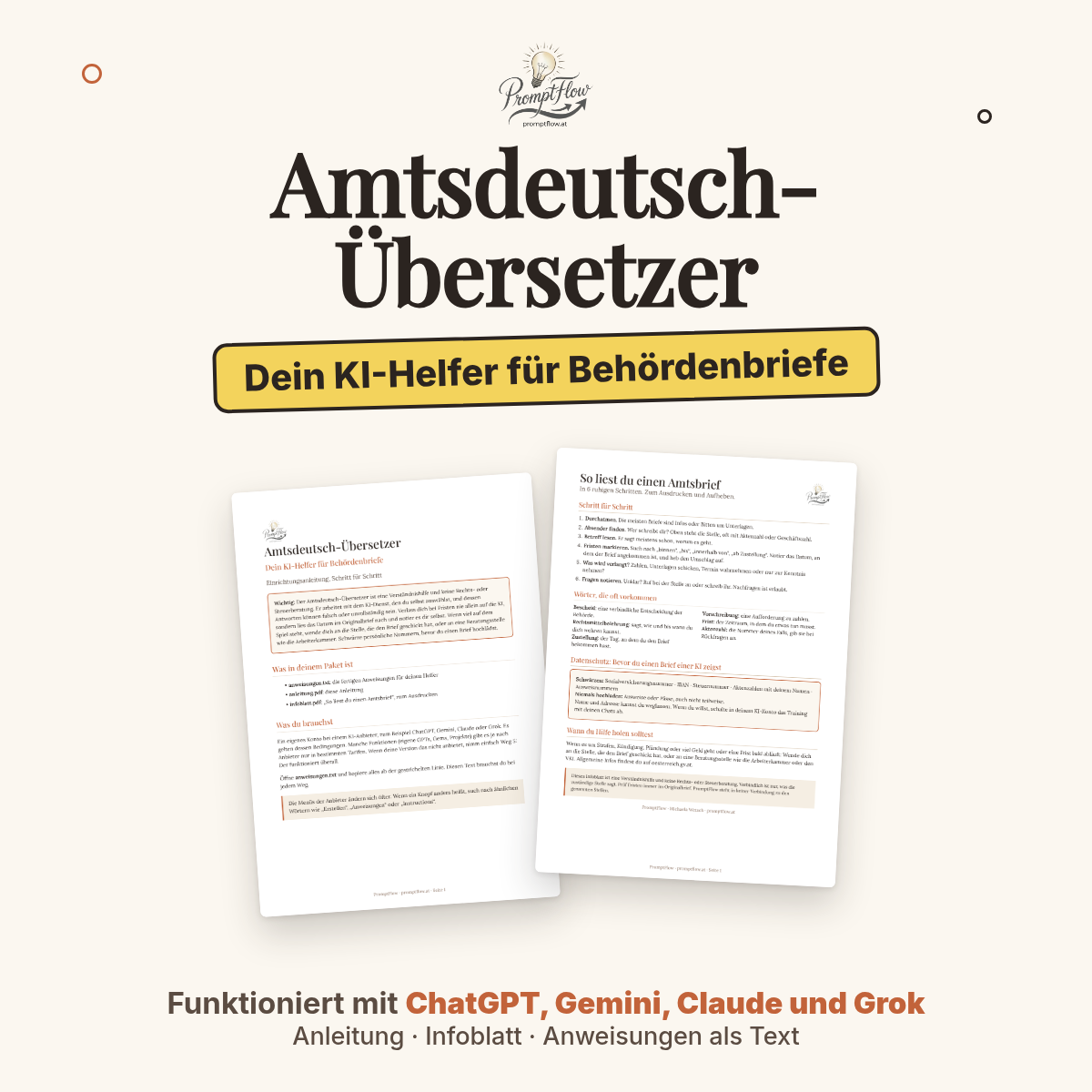 Amtsdeutsch-Übersetzer Produktbild